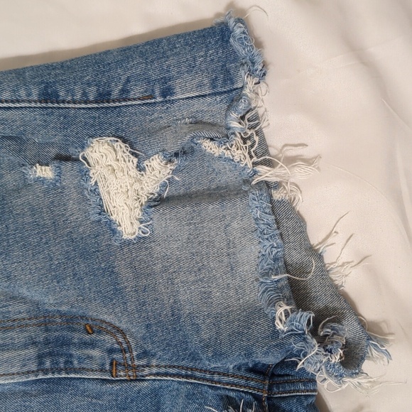 Abercrombie & Fitch Blue Jean Shorts - Picture 7 of 13